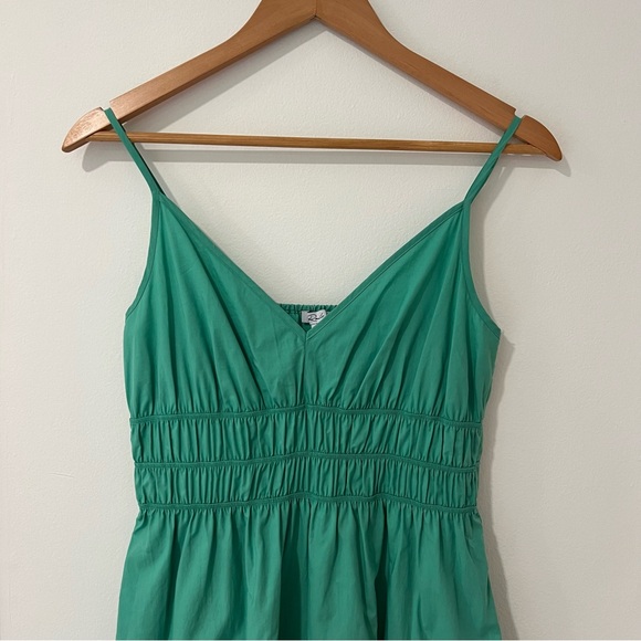 Rails "Carmen" Green V-Neck Knee Length Summer Dress S ($228) - Picture 4 of 8